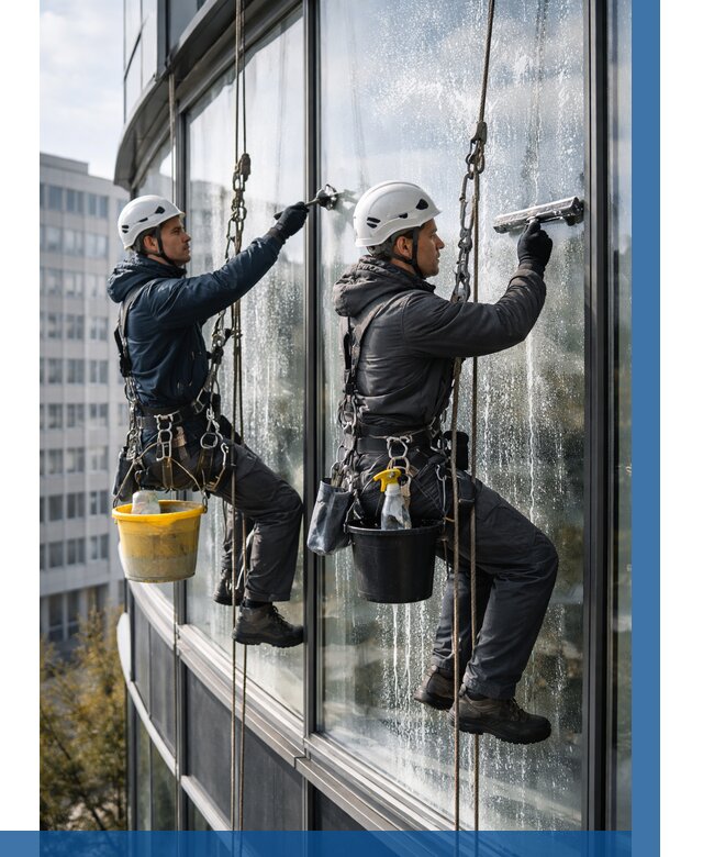 Мойка панорамных окон в Светлограде от 356 р. заказать у ВЫСОТНИК-Свт