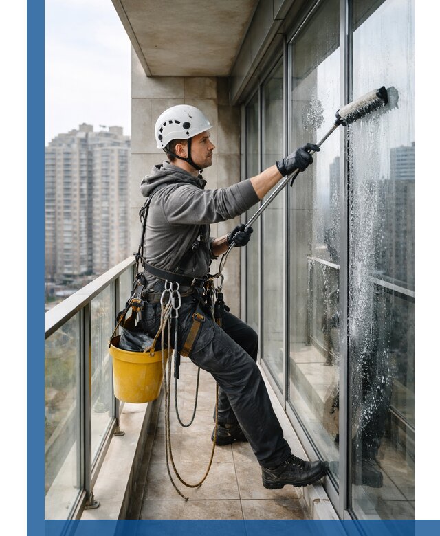 Профессиональная мойка балконного остекления в Светлограде