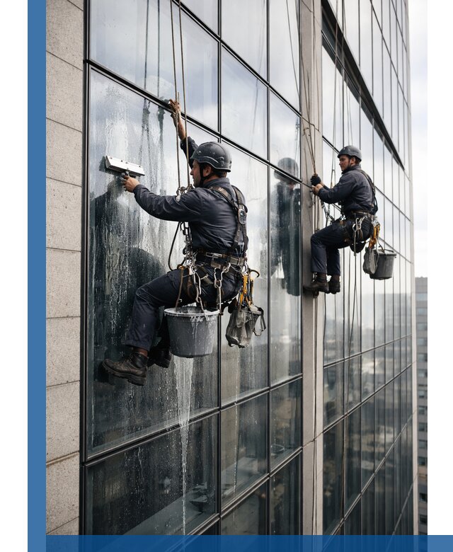 Профессиональная мойка стеклянных фасадов зданий в Светлограде