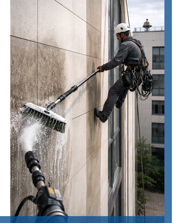 Мойка фасада из керамогранита в Светлограде от 305 р. | ВЫСОТНИК-Свт