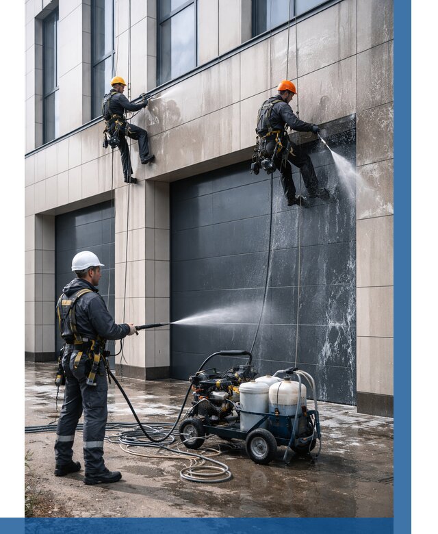 Послестроительная мойка фасада в Светлограде от 305 р. | ВЫСОТНИК-Свт