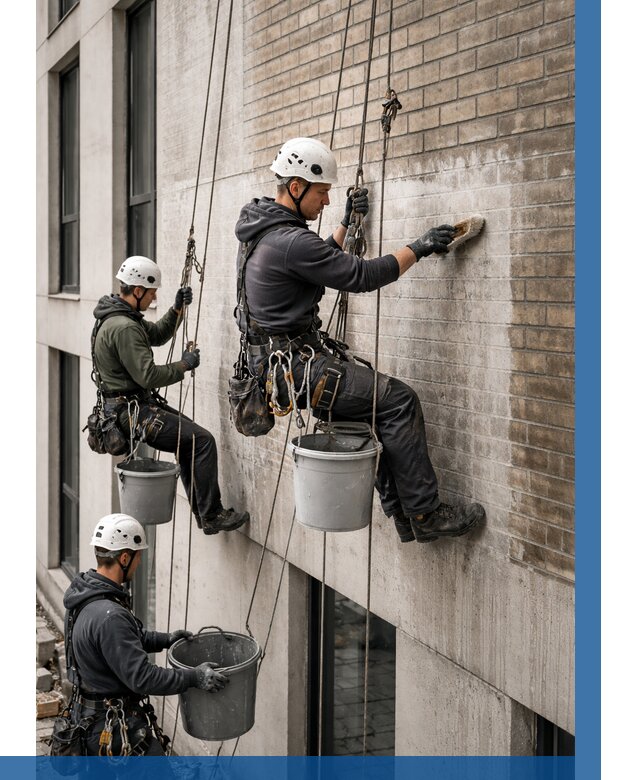 Удаление высолов с фасада в Светлограде от 254 р. | ВЫСОТНИК-Свт