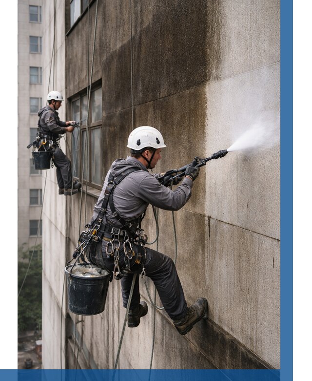 Очистка фасада от копоти в Светлограде от 254 р. | ВЫСОТНИК-Свт