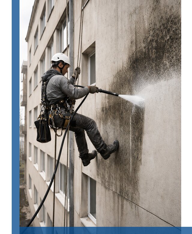 Профессиональная очистка фасадов от плесени в Светлограде