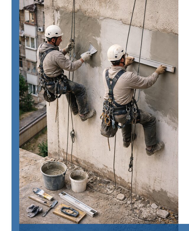 Комплексный ремонт штукатурного фасада с гарантией в Светлограде