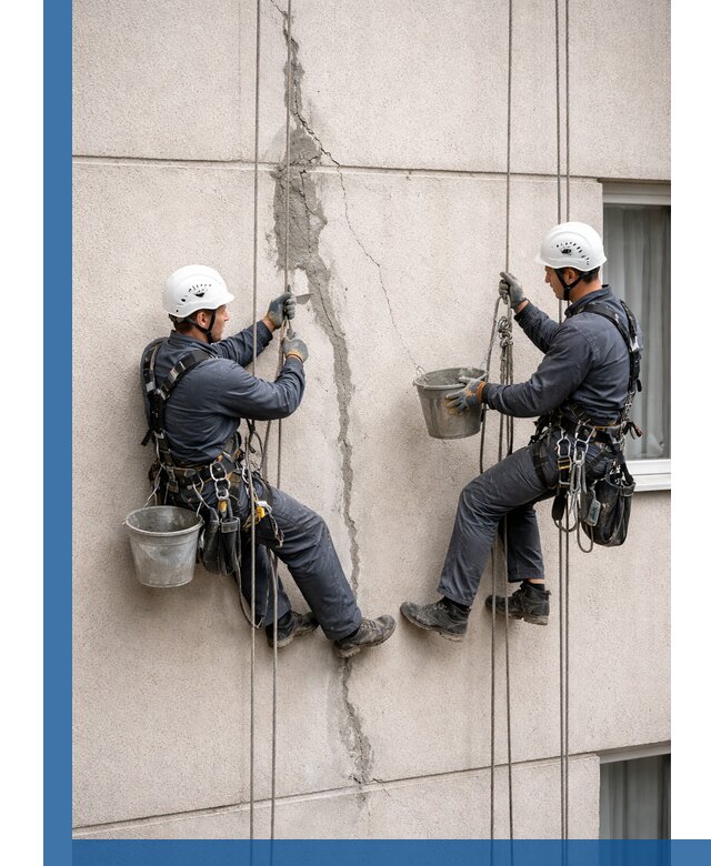 Заделка трещин на фасаде в Светлограде с гарантийным ремонтом