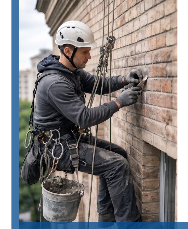 Качественный ремонт кирпичной кладки фасада в Светлограде с гарантией