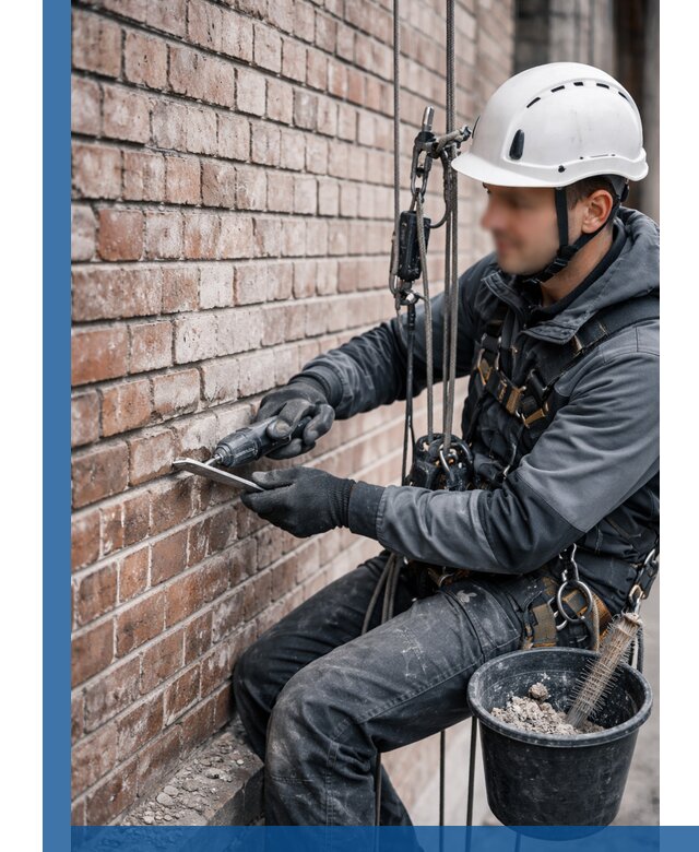 Расшивка кирпичных швов фасадов и стен, ремонт в Светлограде