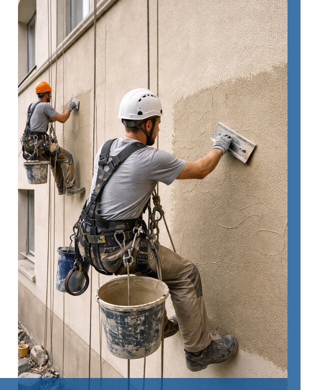 Декоративная штукатурка фасада в Светлограде от 1219 р. | ВЫСОТНИК-Свт