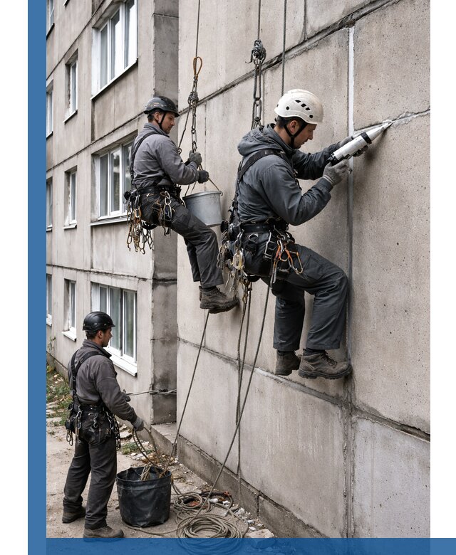 Герметизация межпанельных швов в Светлограде с гарантией герметичности