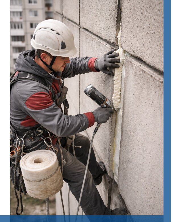 Утепление межпанельных швов в Светлограде от 711 р. | ВЫСОТНИК-Свт