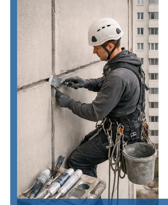 Ремонт межпанельных швов в Светлограде герметизация и восстановление