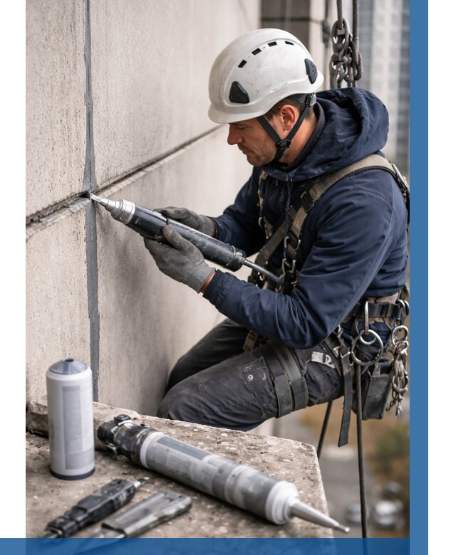 Вторичная герметизация швов в Светлограде от 457 р. | ВЫСОТНИК-Свт