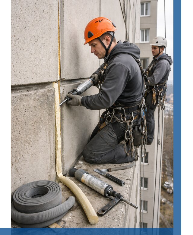 Теплый шов межпанельные швы в Светлограде от 711 р. | ВЫСОТНИК-Свт