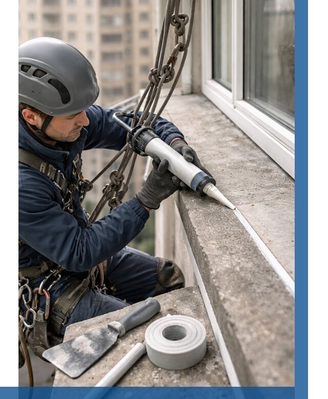 Герметизация балконного козырька в Светлограде от 4571 р. | ВЫСОТНИК-Свт