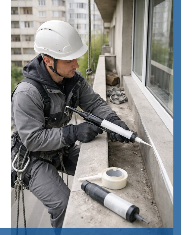 Герметизация швов лоджии в Светлограде от 4571 р. | ВЫСОТНИК-Свт