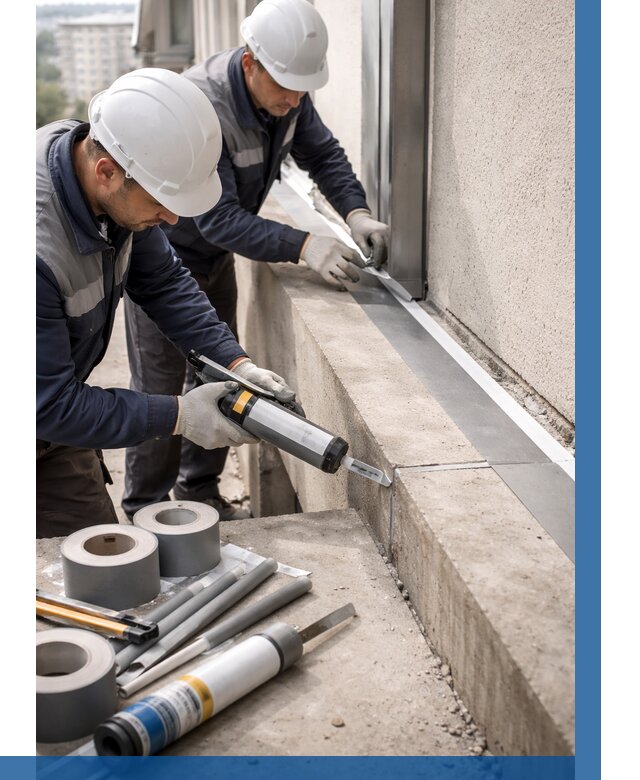 Герметизация примыкания балкона в Светлограде от 4571 р. | ВЫСОТНИК-Свт