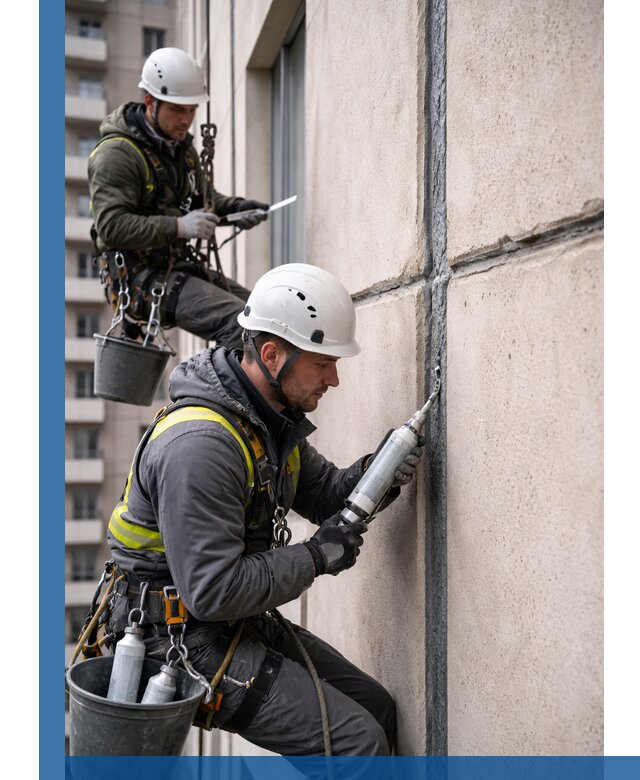 Герметизация деформационных швов фасада в Светлограде качественно