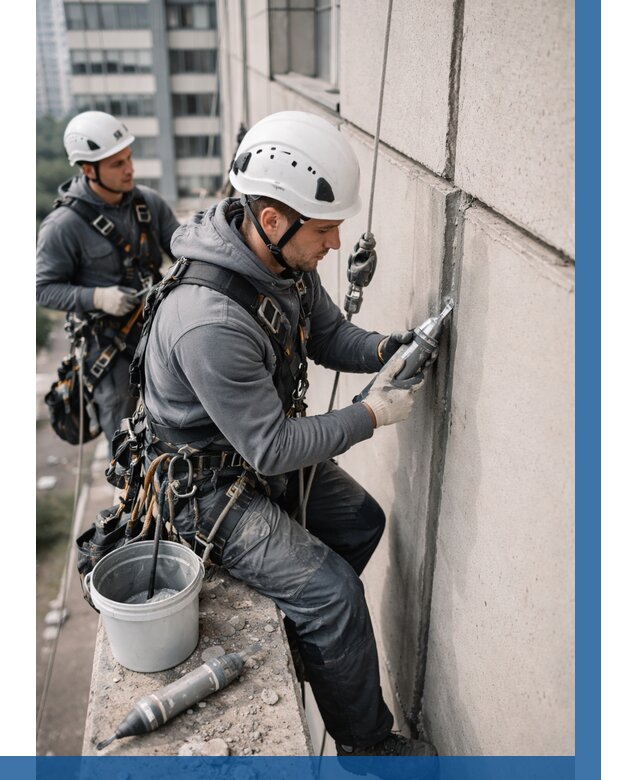 Ремонт деформационных швов здания в Светлограде от 1016 р. | ВЫСОТНИК-Свт