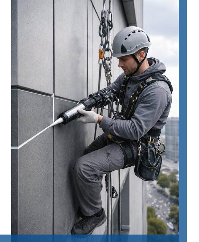 Герметизация стыков фасадных панелей в Светлограде от 6603 р.| ВЫСОТНИК-Свт