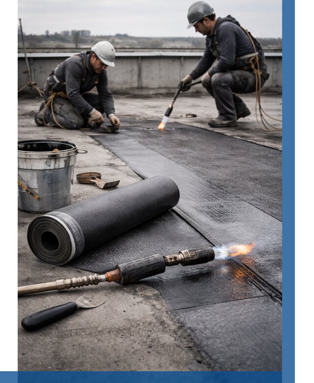 Ремонт рулонной кровли в Светлограде от 660 р. | ВЫСОТНИК-Свт