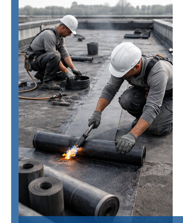 Ремонт рулонной кровли в Светлограде герметизация и восстановление