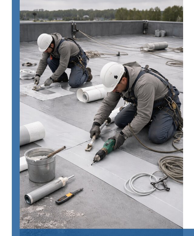 Ремонт мембранной кровли в Светлограде качественно и с гарантией