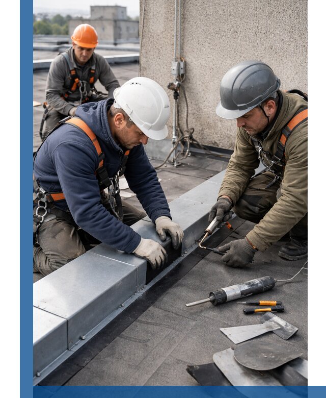 Ремонт кровельных примыканий в Светлограде профессионально