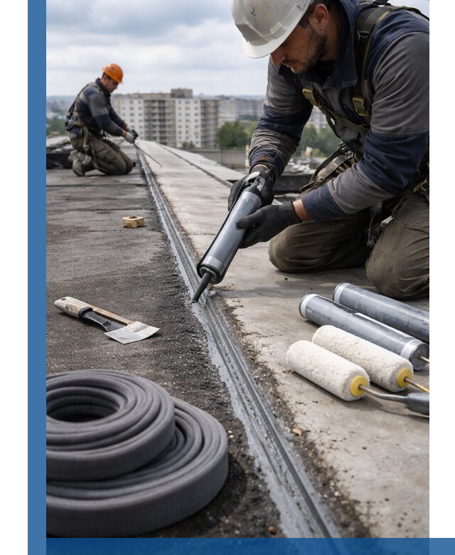 Герметизация швов кровли в Светлограде с гарантией герметичности