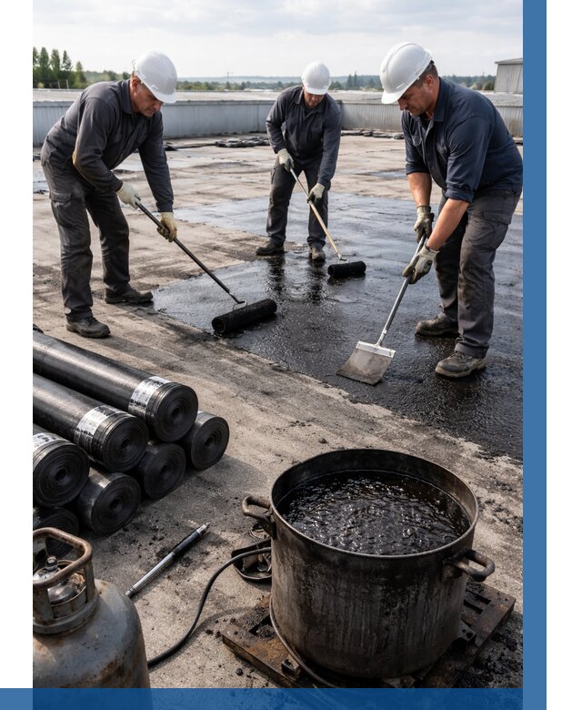 Гидроизоляция кровли мастикой в Светлограде от 609 р. | ВЫСОТНИК-Свт