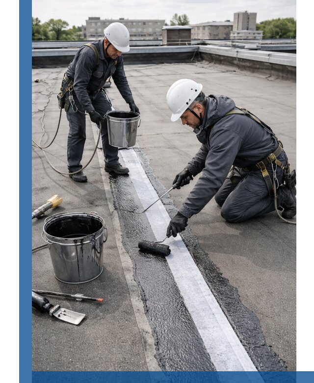 Гидроизоляция кровли мастикой в Светлограде надежная защита