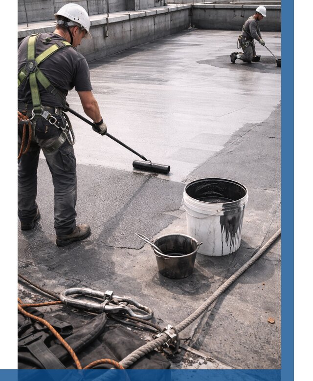 Гидроизоляция кровли жидкой резиной в Светлограде от 508 р. | ВЫСОТНИК-Свт