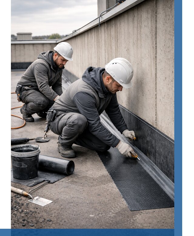 Гидроизоляция примыканий на кровле в Светлограде от 914 р. | ВЫСОТНИК-Свт