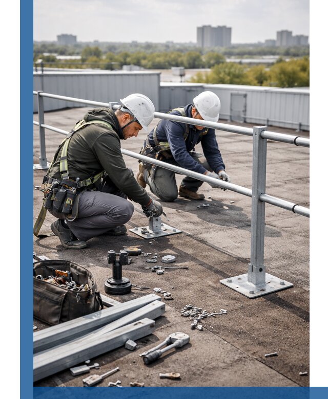 Монтаж кровельного ограждения в Светлограде под ключ с гарантией