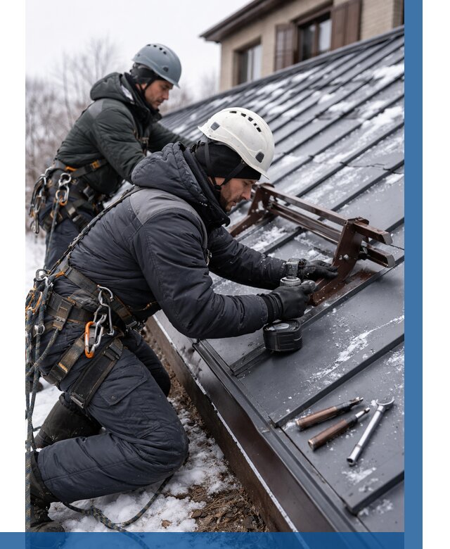 Монтаж снегозадержателей в Светлограде от 457 р. | ВЫСОТНИК-Свт