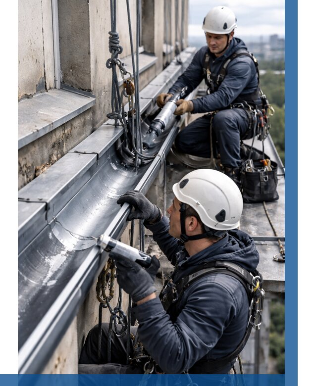 Ремонт водосточных желобов в Светлограде от 6603 р. | ВЫСОТНИК-Свт