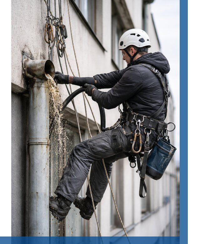 Прочистка водосточных труб в Светлограде от 3555 р. | ВЫСОТНИК-Свт