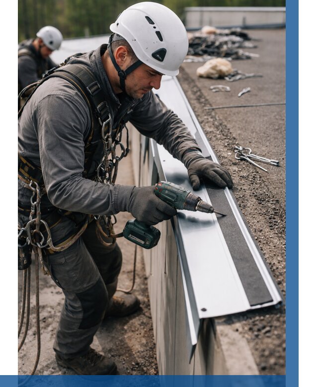 Монтаж капельника на кровле в Светлограде от 305 р. | ВЫСОТНИК-Свт