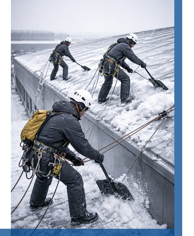 Очистка навесов от снега в Светлограде от 4571 р. | ВЫСОТНИК-Свт