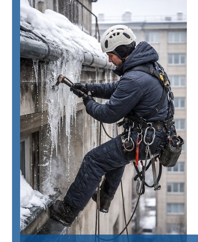 Удаление наледи и чистка водостоков в Светлограде оперативно и безопасно