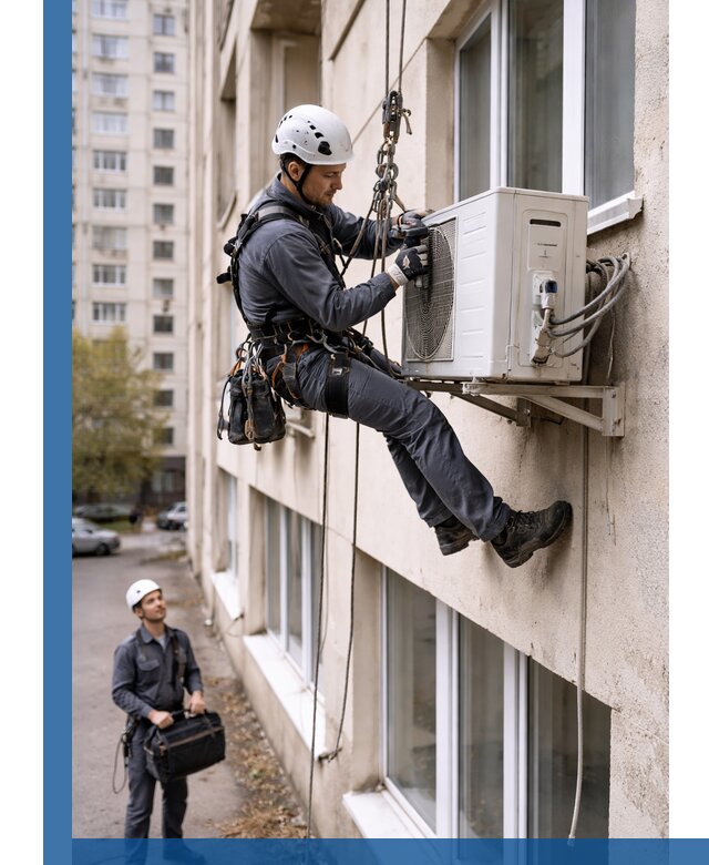 Демонтаж внешнего блока кондиционера в Светлограде профессионально