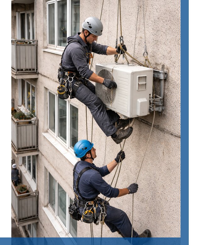 Перенос внешнего блока кондиционера в Светлограде от 9142 р.| ВЫСОТНИК-Свт