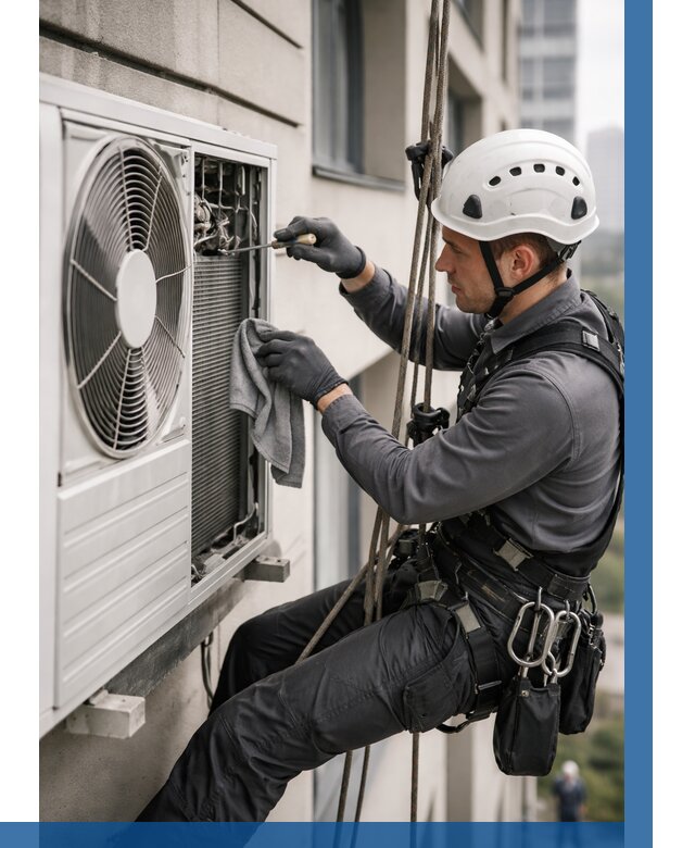 Обслуживание внешнего блока кондиционера в Светлограде от 2743 р.ВЫСОТНИК-Свт