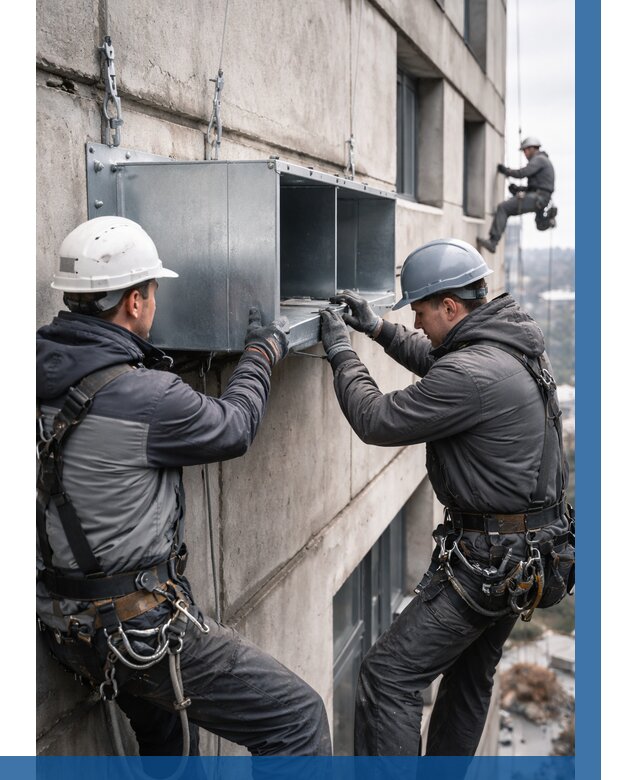 Монтаж вентиляционных коробов в Светлограде от 3047 р. | ВЫСОТНИК-Свт