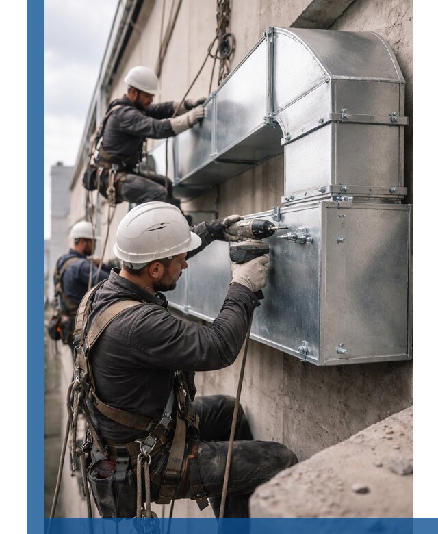 Профессиональный монтаж вентиляционных коробов в Светлограде под ключ