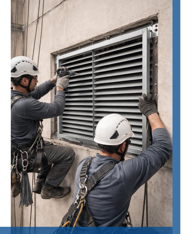 Монтаж вентиляционных решеток в Светлограде от 4571 р. | ВЫСОТНИК-Свт