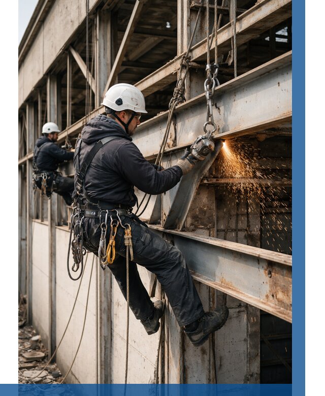 Демонтаж металлоконструкций на высоте в Светлограде от 6603р. |ВЫСОТНИК-Свт