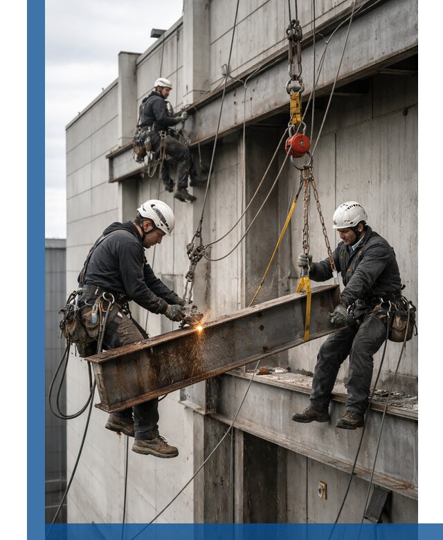 Демонтаж металлоконструкций на высоте в Светлограде под ключ