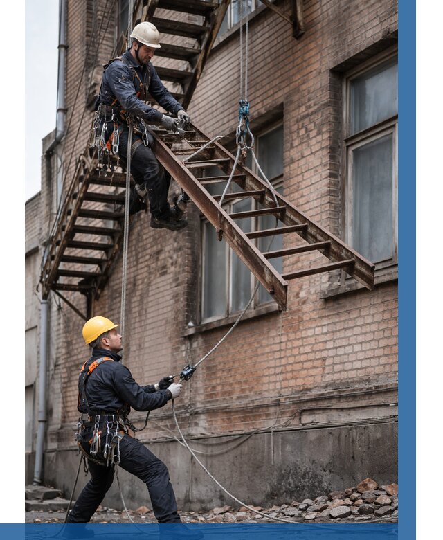 Демонтаж пожарной лестницы в Светлограде от 12190 р. | ВЫСОТНИК-Свт