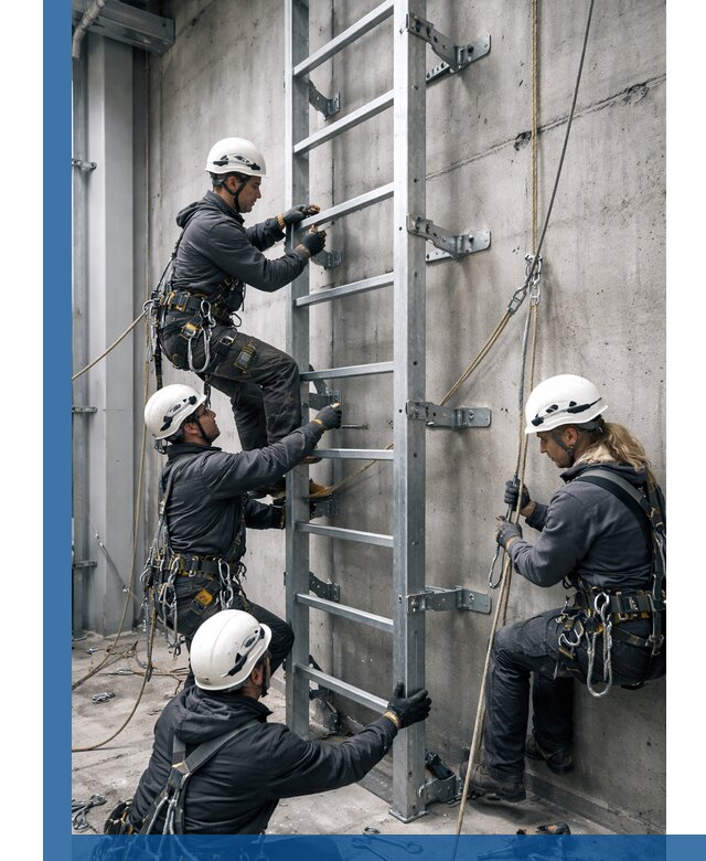 Монтаж металлических лестниц в Светлограде под ключ со гарантией